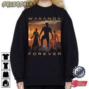 Black Panther Wakanda Forever Movie T-Shirt