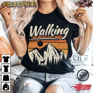 Walk To Watch The Sunset In The Mountains T-Shirt