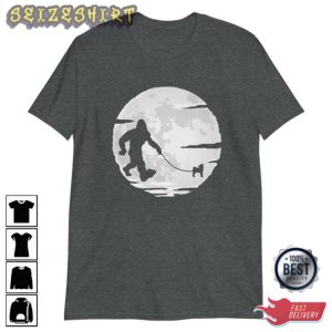 Walking With Pets Pictures In The Moon Shirt