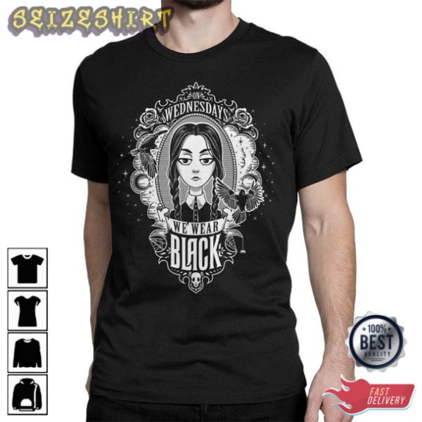 Wednesday Addams We Wear Black T-Shirt