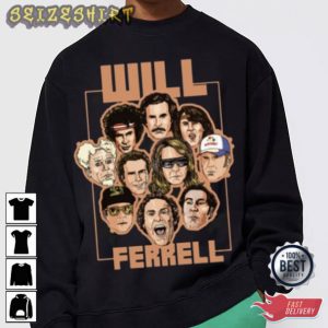 Will Ferrell Actor Gift For Movie Lover T-Shirt