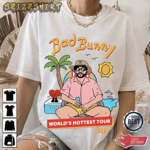 World’s Hottest Tour 2022 Bad Bunny T-Shirt