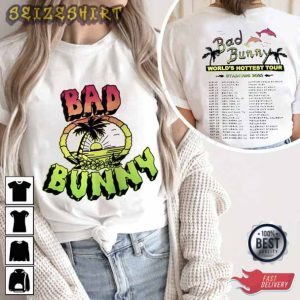 Bad Bunny Concert World’s Hottest Tour T-Shirt