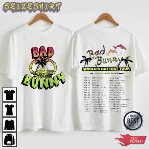 Bad Bunny Concert World's Hottest Tour T-Shirt