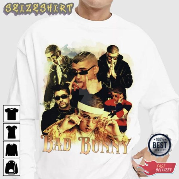 Bad Bunny Rapper World’s Hottest Tour T-Shirt