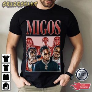 The Platinum-selling Rap Group Migos RIP Takeoff Quavo Offset T-shirt