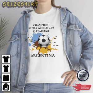 Champion Argentina Qatar World Cup 2022 T-shirt Design