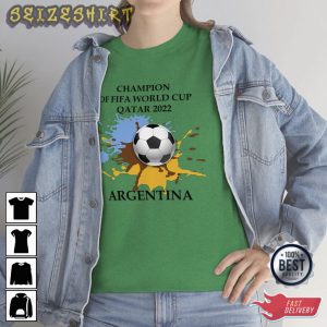 Champion Argentina Qatar World Cup 2022 T-shirt Design