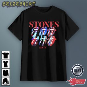 Rolling Stones Sixty Tour Tongue Graphic Shirt