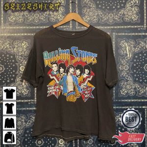 Rolling Stones Rock Band Retro Vintage T-shirt