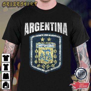 Argentina Soccer World cup T-shirt Argentina Team Support