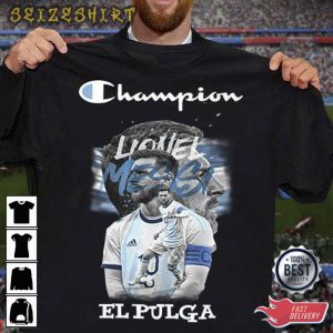 Argentina National Soccer Team Messi Champion Unisex T shirt