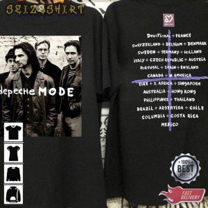 1993 Depeche Mode Faith Devotional World Tour Concert 90s T-Shirt (1)