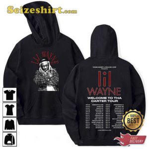 2 Sides Lil Wayne Rapper 2023 Tour Hoodie