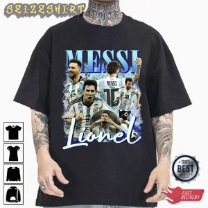 Messi Vintage Bootleg 90s T-shirt Gift For Leonel Messi Fan