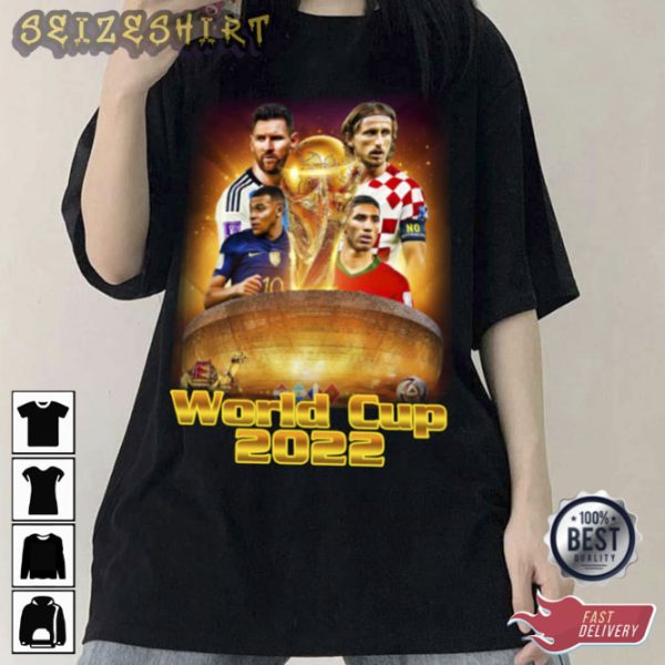 2022 Qatar World Cup Semi-final Gift for Football Lover T-Shirt