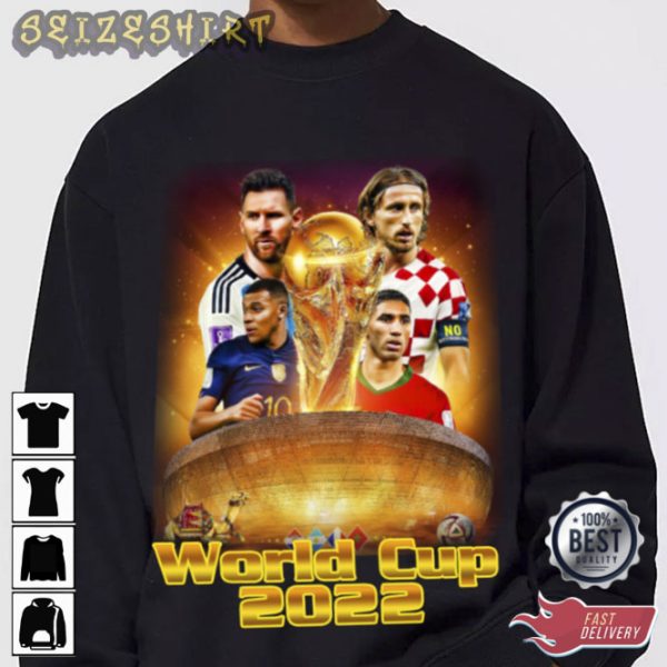 2022 Qatar World Cup Semi-final Gift for Football Lover T-Shirt