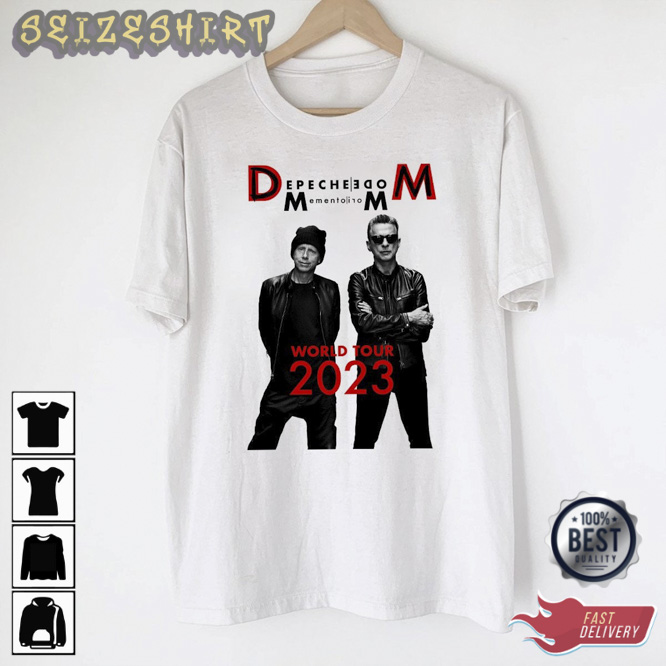 Depeche Mode Memento Mori 2023 Rock Tour Graphic T-Shirt ⋆ Vuccie