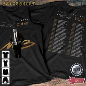 2023 Michael Bublé Higher European Tour Unisex T-shirt
