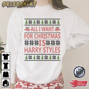All I Want for Christmas Is Harry Styles Love On Tour T-shirt