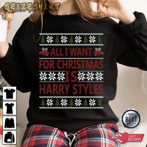 All I Want for Christmas Is Harry Styles Love On Tour T-shirt