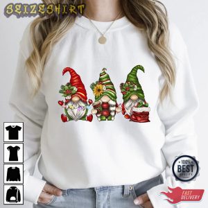 Funny Christmas Gnomes Christmas T Shirt Womens T shirt Mens