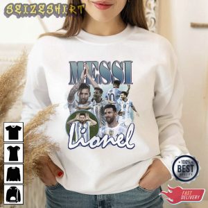 Lionel Messi World Cup 2022 Final Vintage Bootleg Shirt