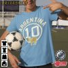 Argentina Futbol Goat 10 World Cup Shirt