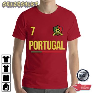 Portugal Soccer 7 Ronaldo FIFA World Cup Unisex Shirt