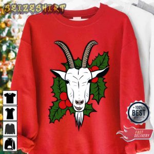 A Goat For Yule Merry Christmas Gift Sweatshirt