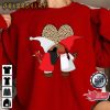 African American Gnome Couples Leopard Valentines Day Gift Sweatshirt