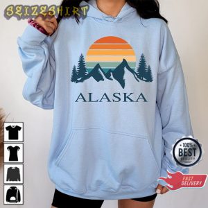 Alaska Mountain Alaska Cruise Travel Camping Sweatshirt