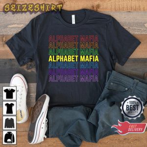 Alphabet Mafia Funny Graphic T-Shirt