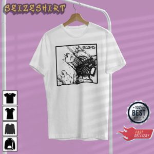 Anime Chainsaw Devil Anime Printed T-Shirt Streetwear