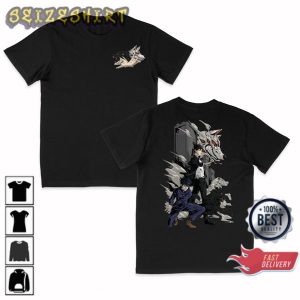 Anime Chainsaw Man Demon Fox Gift Aki Megumi T-Shirt (2)