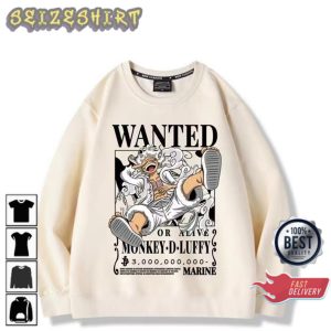 Anime Strawhat Luffy Gift for Anime Fans Unisex Sweatshirt