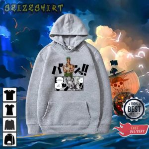 Anime Strawhat One Piece Zoro Anime Lover Gifts Unisex Hoodie (1)
