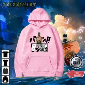Anime Strawhat One Piece Zoro Anime Lover Gifts Unisex Hoodie (2)