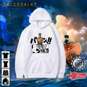 Anime Strawhat One Piece Zoro Anime Lover Gifts Unisex Hoodie (4)