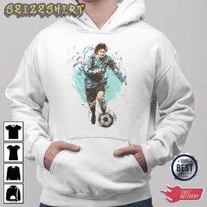 Argentina WC 2022 Messi Hoodie Shirt For Argentina