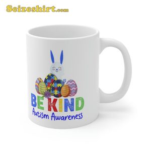 Autism Awareness Easter Bunny Eggs Funny Mug