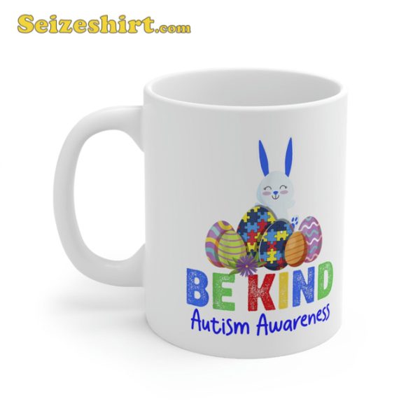 Autism Awareness Easter Bunny Eggs Funny Mug