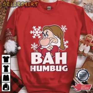 BAH Humbug Christmas Scrooge Shirt