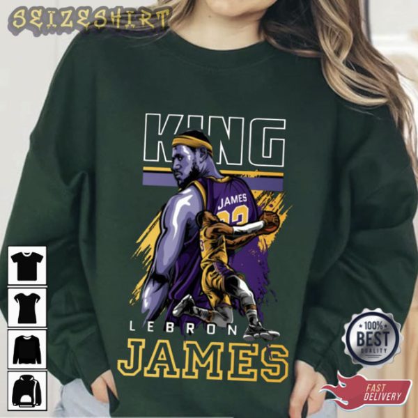 Basketball King LeBron James Gift for fans T-Shirt