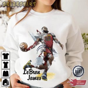 Basketball LeBron James Art Gift for fans T-Shirt (1)