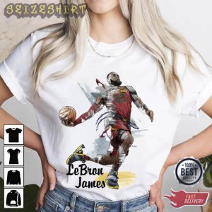 Basketball LeBron James Art Gift for fans T-Shirt (2)