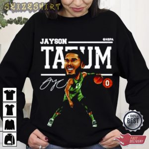 Basketball Player Jayson Tatum Signature Gift T-Shirt (1)