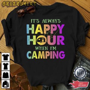 Beer Camping T-shirt Funny Camping Shirt Alcohol And Hoodie