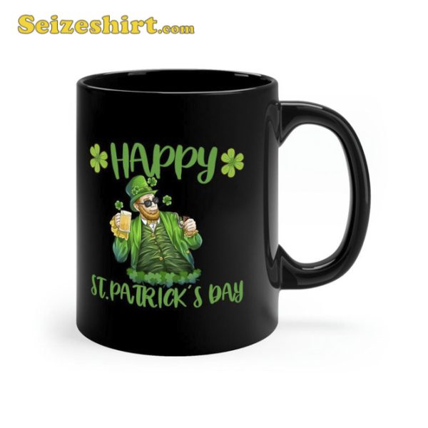 Beer Happy St Patricks Day Shamrock Funny Coffee Mug