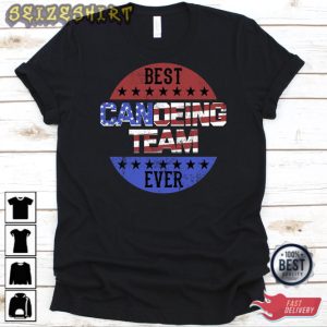 Best Canoeing Team Ever Shirt Independence Day Gift 4th Of hoodie